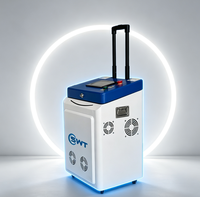Machine de nettoyage laser pulsé populaire en Europe 200W 300W 500W pour l'élimination de la rouille, de l'huile et de la poussière