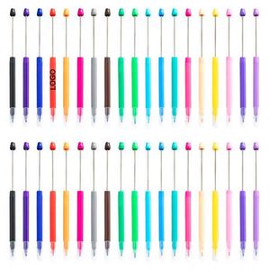 Hot Selling <b>Plastic</b> Ballpoint Pen for School Office Writing Supplies Stationery Wedding Gift <b>Beaded</b> Water Pens Wholesale - Product Image 2
