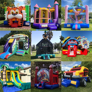 Château gonflable commercial pour adultes de 18 pieds x 16 pieds <span class=keywords><strong>avec</strong></span> toboggan aquatique gonflable et <span class=keywords><strong>piscine</strong></span> - Product Image 4