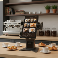 Système de point de vente tactile modulaire avec SDK, système de commande en libre-service, prise en charge de l'imprimante, reconnaissance faciale, compatible Windows/Linux/Android