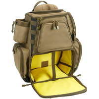 Sac à dos de pêche unisexe de haute qualité en polyester 30L, à deux couches, tendance, imperméable, durable, avec porte-canne à pêche