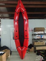 Kayak gonflable ultraléger en PVC/TPU pour bateau de rivière à double eau calme