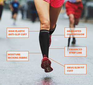 Tùy chỉnh bê cú đúp chân tay áo bóng đá bê bảo vệ nén tay áo <span class=keywords><strong>Shin</strong></span> Nẹp hỗ trợ cho làm việc chạy - Product Image 5