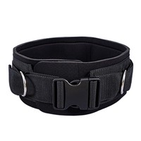Ceinture de musculation professionnelle pour hommes avec boucle en métal personnalisée, en caoutchouc et nylon, accessoire d'équipement de gym