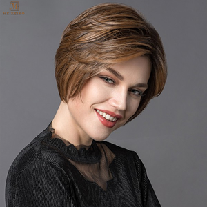 <span class=keywords><strong>Cheveux</strong></span> synthétiques pour femmes, perruque courte de style bob, coupe de <span class=keywords><strong>cheveux</strong></span> bobo naturelle, <span class=keywords><strong>cheveux</strong></span> résistants à la chaleur - Product Image 5
