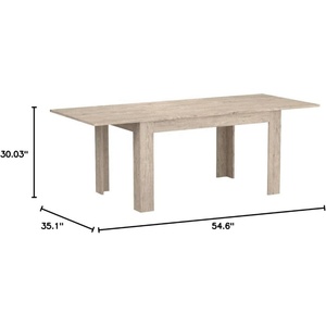 <span class=keywords><strong>Tavolo</strong></span> da pranzo espandibile in rovere massiccio stile italiano per 6-8 casa moderna e cucina Hotel/Villa uso elegante sala da pranzo mobili - Product Image 3