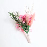 I224 Mini fleurs séchées fleur éternelle Corsage mariée marié robe de soirée de mariage Graduation Corsage décoration