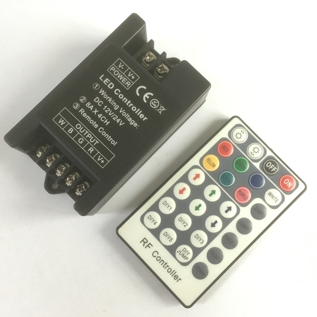LED Dimmer Brightness Regulator 6A 12V 24V DC LED Dimmer Wireless Remote LED Strip Light Controller