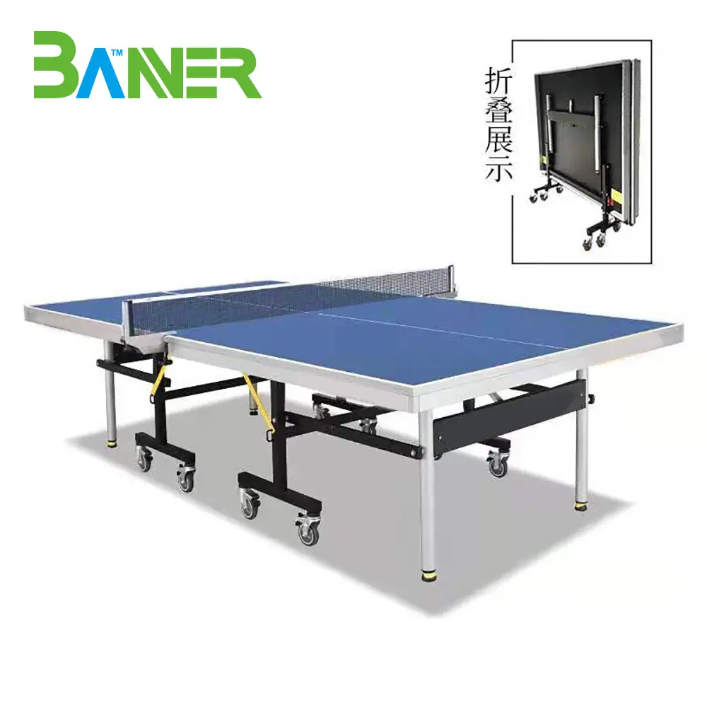 Groothandel En Retail Factory Verkoop Beweegbare Opvouwbare Ping Pang Tafel/Tafeltennis Tafel