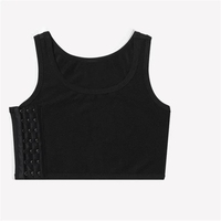 OEM service femmes respirant poitrine poitrine liant boucle latérale court gilet hauts poitrine liant sous-vêtements débardeurs sans fil poitrine