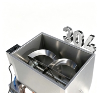 Machine de remplissage verticale automatique pneumatique pour sachets plastiques, scellage trois côtés, pour liquides (chocolat, lait, sauce soja, crème, pâte de sésame)
