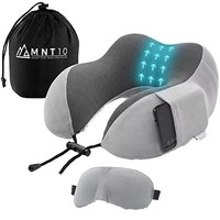 Oreiller orthopédique 3-en-1 en mousse à mémoire de forme pour le cou, les jambes et le dos, idéal pour les voyages, le bureau et le yoga, avec housse lavable – Vente en gros