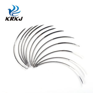 Aghi chirurgici veterinari semi-curvi medici dell'acciaio inossidabile di qualità KD909 per le pecore del bestiame del maiale - Product Image 5