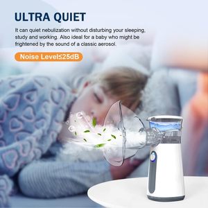Nébuliseur Électrique Portable à Mailles pour Usage Domestique Enfants et Adultes, Dispositif en Plastique avec Batterie Intégrée pour Inhalateur d'Asthme - Product Image 2