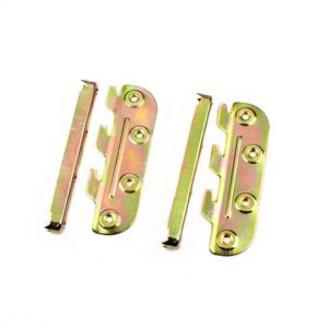Soporte de cama de hierro de 128mm con bisagra de muebles de acero chapado en zinc Accesorios de cama de madera que incluyen bisagra para accesorio de dormitorio - Product Image 2