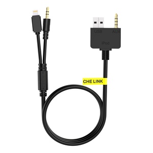 เครื่องเสียงรถยนต์3.5มม.AUXเสริมสายสำหรับHyundai KIA <span class=keywords><strong>Iphone</strong></span> 5 6 <span class=keywords><strong>6S</strong></span> 7 7S - Product Image 1