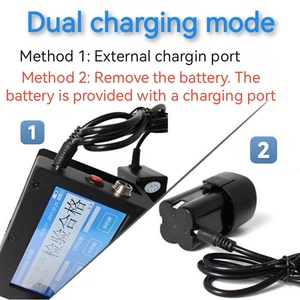 Stampante Portatile a Getto d'Inchiostro Bicolore Multilingue a Batteria per Etichette, Carte e Tubi Flessibili, <span class=keywords><strong>Caratteri</strong></span> Grandi 50mm, 600dpi, Validità Prolungata - Product Image 3