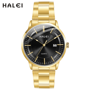 Envío Directo HAELI Reloj de Cuarzo de Acero Inoxidable con Esfera Analógica, Visualización de Fecha, Caja Redonda, Elegante, con Manecillas, Movimiento Japonés, Venta al Por Mayor - Product Image 5