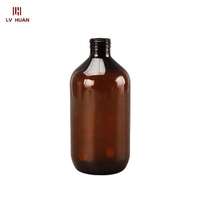 Bouteille en plastique PET cylindrique de 750 ml vide pour shampoing et gel douche, conteneur d'emballage Lvhuan LH-xyf033 avec pompe pulvérisatrice et filtre