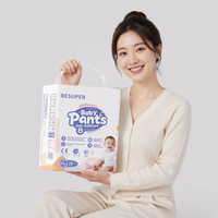 Pañales Desechables BESUPER Skin Comfort para Bebé, Talla 4XL, Súper Suaves, con Protección 3D Contra Fugas, OEM ODM