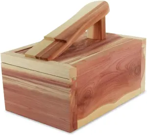 Деревянная коробка для обуви, набор для ухода за обувью в ароматической коробке из красного кедра, лакированная/нелакированная коробка из дерева