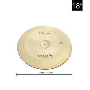 ฉิลด์เจียน ซิมบอล B20 รุ่นขายดี สีทอง ทำมือ สำหรับกลองแจ๊ส ขนาด 18 นิ้ว รุ่น Ar-JA18CH - Product Image 2