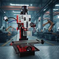 Machine de perçage et de fraisage à haute productivité KY45, machine de perçage et de fraisage de précision sur banc avec moteur à engrenages à roulement
