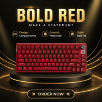 75 Key Hot Swap Gaming Keyboard RGB Wired 2.4G Wireless Low Latency 3 Mode USB 3.0 GK75 for PC Mac
