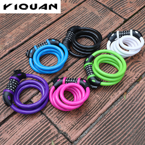 Candado de <span class=keywords><strong>cable</strong></span> con contraseña, candado de combinación de 5 dígitos para bicicleta de montaña, seguridad de acero, antirrobo, plegable, ciclismo de gran calidad - Product Image 4
