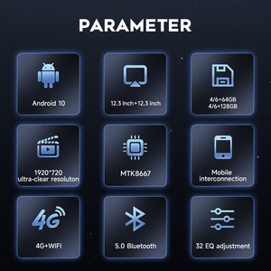 8 + 128Gb 21 इंच ips स्क्रीन के लिए एंड्रॉइड कारप्ले नेविगेशन डीपीएस हेडयूनिट 2011-2017 - Product Image 6