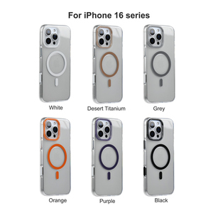 Ốp điện thoại iPhone 16 15 14 17 Pro Max chất lượng cao, chống ố vàng, chống tia UV, trong suốt, làm từ nhựa PC nguyên chất, nam châm chắc chắn N52, chống sốc - Product Image 6