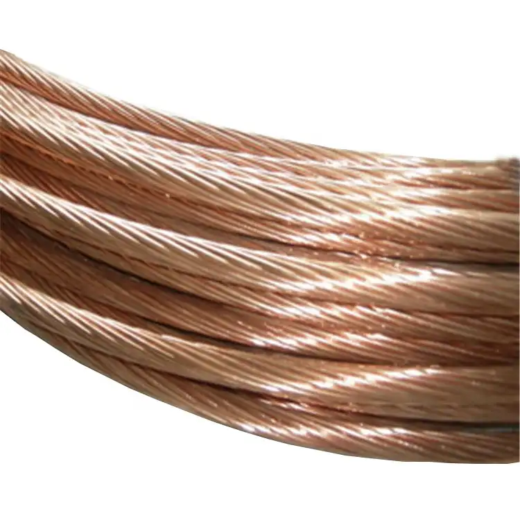 HUA DIAN 2020, precio de fábrica, Material Conductor de cobre de cuerda desnuda y cable de cable eléctrico tipo Conductor trenzado