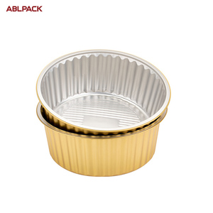 ABL PACK AP5000 5000ml – Barquettes jetables écologiques en aluminium avec couvercle thermoscellable pour gratins, cupcakes, puddings et pâtisseries - Product Image 1