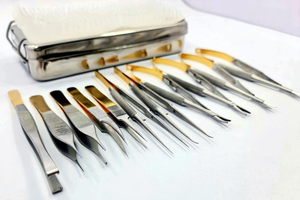 Juego de Instrumentos de Microcirugía Premium con Caja de Esterilización y Tapete de Precisión, Kit Microquirúrgico Reutilizable de Acero Inoxidable - Product Image 3
