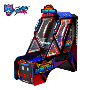 Machine d'arcade de basketball électronique avec système de pointage, fonctionnement à pièces, équipement sportif, affichage du classement, construction métallique - Product Image 6