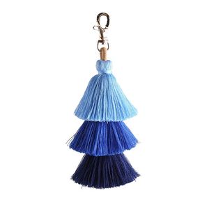 Offre Spéciale femmes multicolore cachemire gland boule de cheveux accessoires à la mode <span class=keywords><strong>laine</strong></span> boule de cheveux <span class=keywords><strong>porte</strong></span>-clés et <span class=keywords><strong>porte</strong></span>-clés pour rideaux - Product Image 5