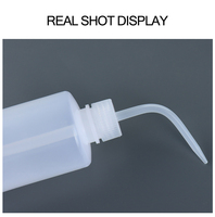 Bouteilles en plastique à presser très vendues pour les outils d'extension de cils, bouteille de rinçage à l'eau pour les cils, bouteille de shampooing pour le nettoyage, bouteille à pulvériser