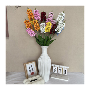 ดอกไม้ปลอมดอกลาเวนเดอร์3ดอก <span class=keywords><strong>Rhineland</strong></span> 7หัว Phalaenopsis เครื่องประดับงานแต่งงานตรงดอกไม้ตกแต่งบอนไซ - Product Image 1