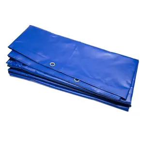 Folhas de polietileno 100% virgem, venda quente laranja azul poly tarpaulina/pe tarps carro folha de plástico/pvc