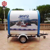 Ijs Truck Gelato Kar Mini Food Trailer Straat Op Maat Gegalvaniseerde Plaat Voedsel Automaat Kar Fruit Verwerkingsfabriek