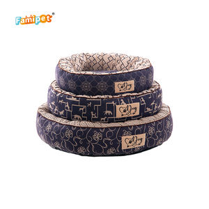 Famipet Fabricante Personalizado Novo Design Confortável Macio Lavável Luxo Rodada Donut Calmante Pet <span class=keywords><strong>Cat</strong></span> Dog Bed - Product Image 3