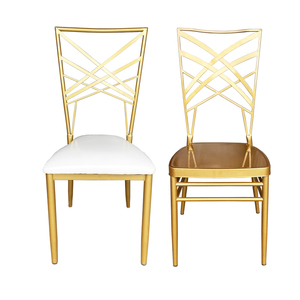 Sedie Tiffany in Metallo Dorato all'Ingrosso per Matrimoni ed Eventi - Product Image 5