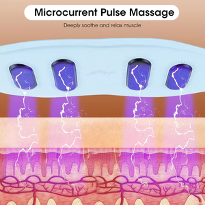 Ceinture de massage abdominale sans fil à microcourant avec télécommande et compresse chaude pour le massage du ventre, de la taille et du bas du dos - Product Image 4