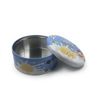 Boîte en métal personnalisée imprimée en offset 168x76mm, grande boîte en fer blanc laqué de qualité alimentaire pour biscuits et gâteaux