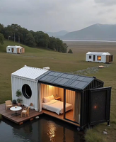 Maison mobile modulaire à 2 étages, bâtiment préfabriqué en conteneur pour commerce de détail et magasin de produits alimentaires et de boissons
