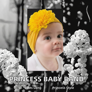 Diadema de Estilo Europeo Americano para Recién Nacidas, Accesorios Creativos para el Cabello de Princesa, Pañuelo Ancho de Nailon, Artículos para Bebés Niñas - Product Image 2