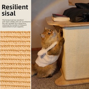 Griffoir interactif moderne pour <span class=keywords><strong>chat</strong></span>, à placer près du canapé, robuste, durable, résistant aux rayures, protège <span class=keywords><strong>le</strong></span> canapé, pour usage intérieur partagé entre humain et animal. - Product Image 3