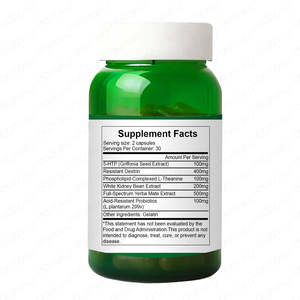 Capsule Erboristiche per il Controllo dell'Appetito e la Perdita di Peso in 14 Giorni con Estratto di Semi di Griffonia ed Estratto di Fagiolo Bianco, 60 Capsule - Product Image 2