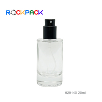 Flacon pulvérisateur de parfum miniature rechargeable de 20 ml, forme ronde, format poche