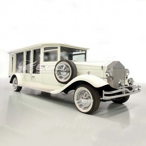 Coche Fúnebre Eléctrico Clásico de Alta Calidad, Estilo Coche Clásico Vintage, para el Transporte de Ataúdes - Product Image 6